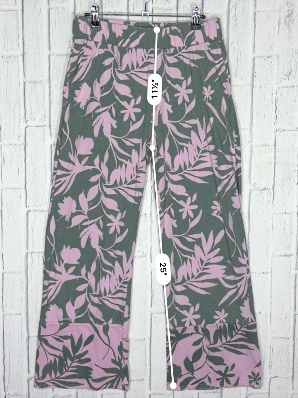 🌿💗 PACT SET 100% Organic Cotton Floral Robe & Pants Set M / M-L - Picture 12 of 14